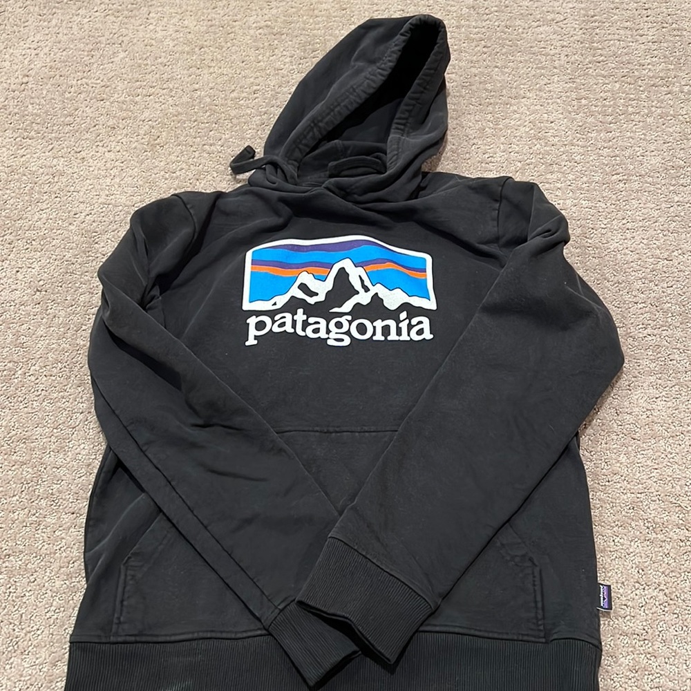 Patagonia men’s small hoodie black